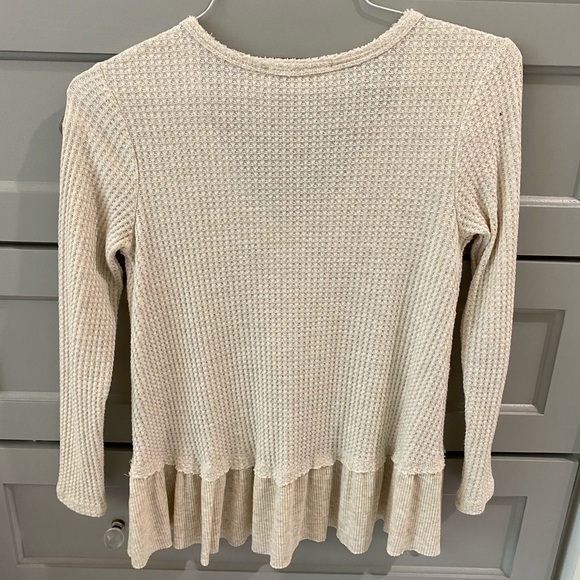 Eri and Ali waffle knit peplum - Picture 6 of 7